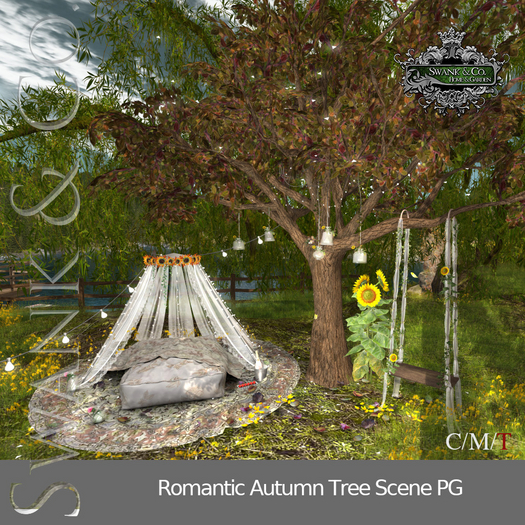 Swank & Co. Romantic Autumn Tree Scene PG FATPACK 