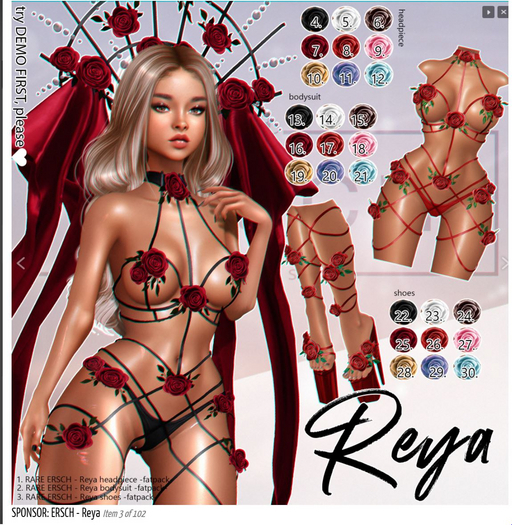 01. ERSCH - Reya Headpiece RARE