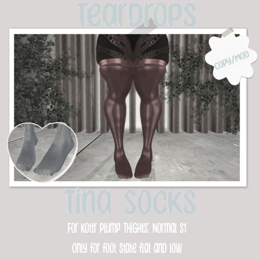 [TearDrops] Tina Socks Demo