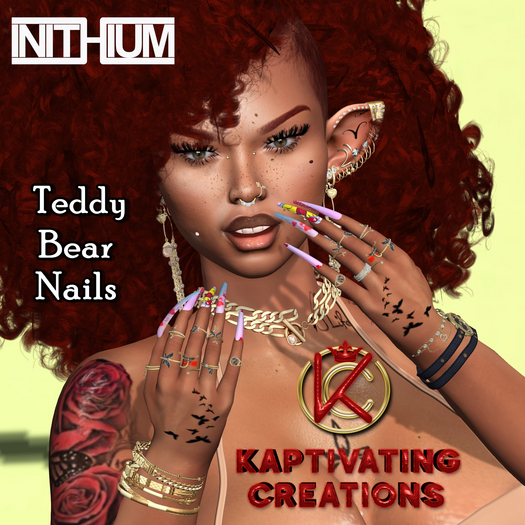 *KC* Teddy Bear Nails Kupra ( CLICK TO UNPACK)