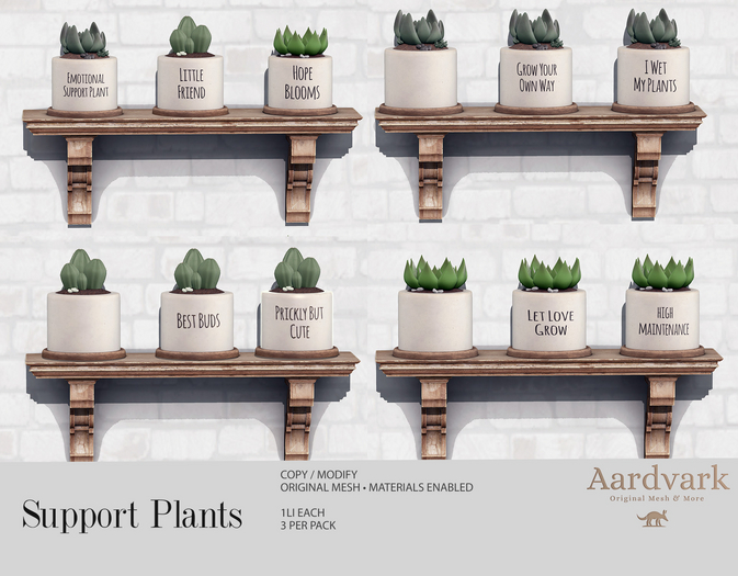 Aardvark : Support Plants - Fatpack 