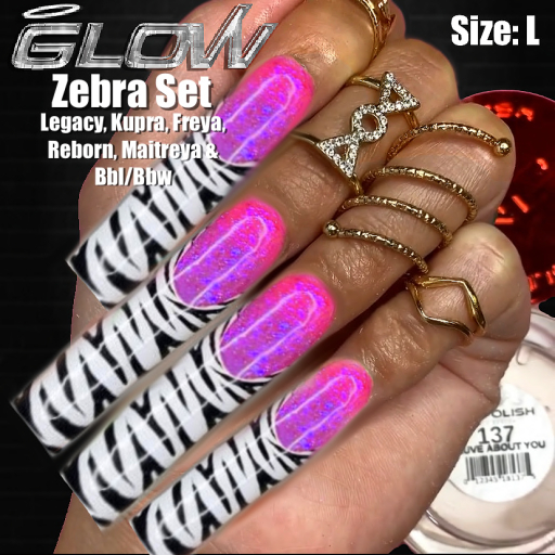 Glow.// Zebra Set