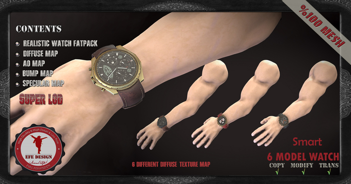 (Efe Design) Realistic Watch Fatpack Fullperm 