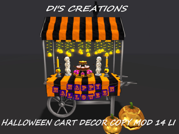HALLOWEEN CART DECOR