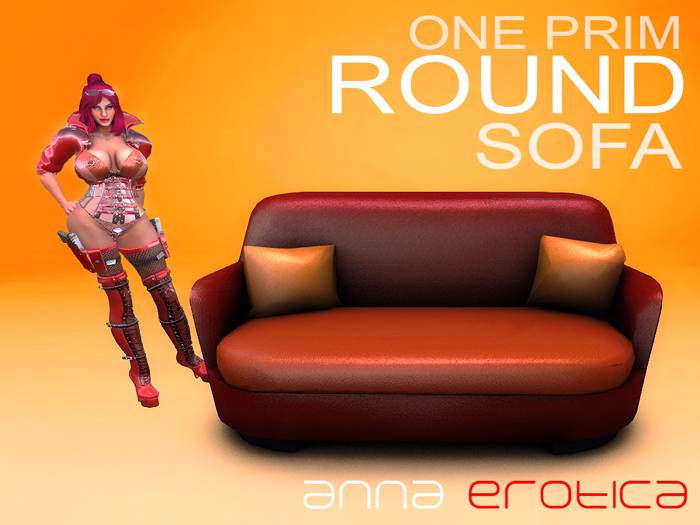 Anna Erotica - ONE PRIM Round Sofa