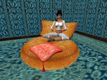 CAD "Arabian Relaxation Pillow Sunrise Brocade"