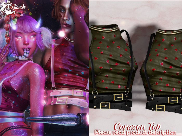 Eliavah ~ Corazon Top [OLIVE]