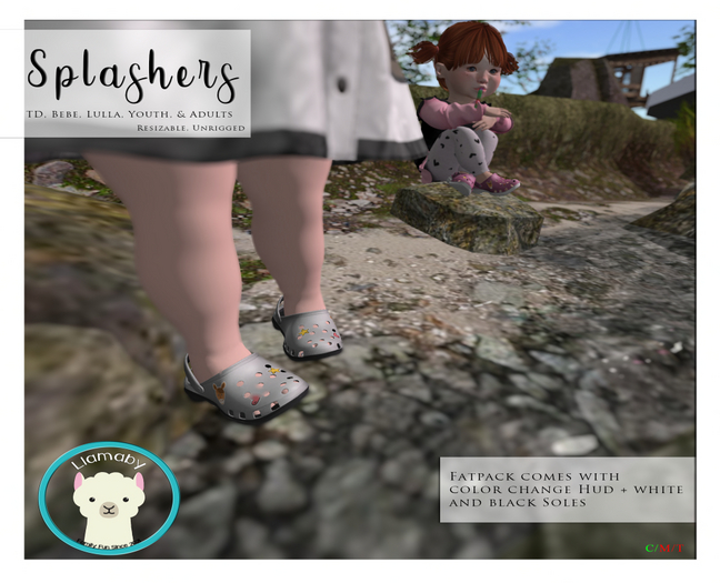 [Llamaby] Splashers Black