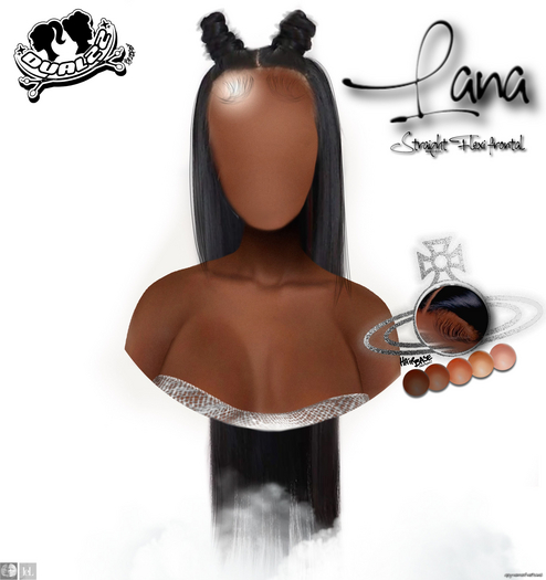 {DUALZZ} - "Lana straight flexi frontal"