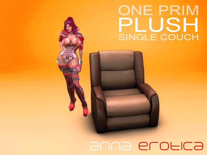 Anna Erotica - ONE Prim Plush Single Couch