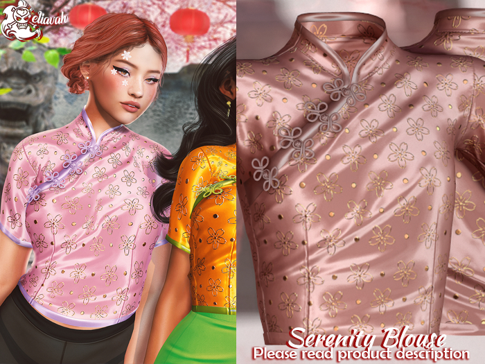 Eliavah ~ Serenity Blouse [ROSEGOLD 2]