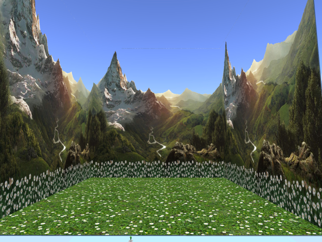 Skybox - Fantasy Rocks - 3 prim