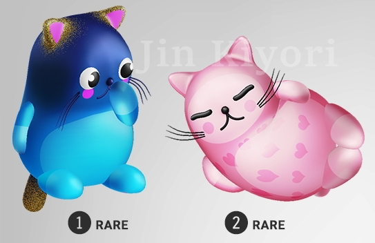 2. SEmotion Libellune Maneki Neko Companion RARE