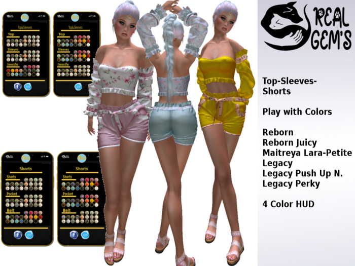 [RG] Adelnina Top&Shorts Fatpack (Box)
