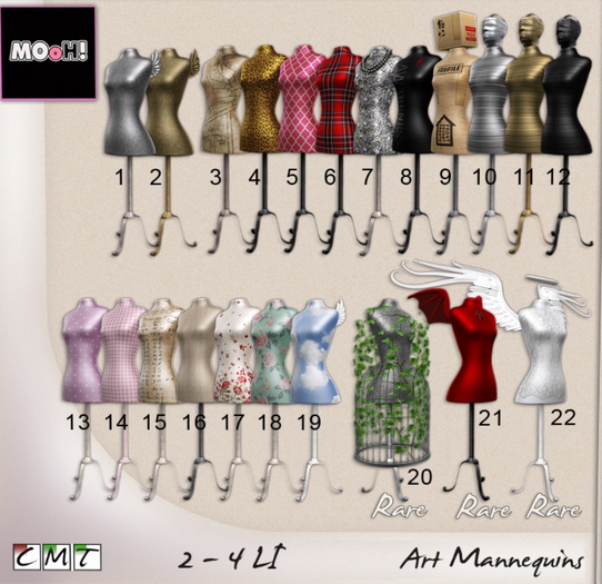 22 MOoH! Mannequin Angel RARE 