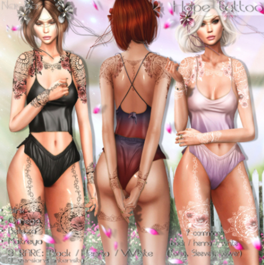 ::Nanika::. Hope tattoo White RARE