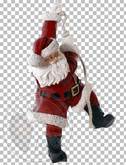 597 - Winter - Christmas - Climbing Santa - Garden - Home - House - Land Decoration