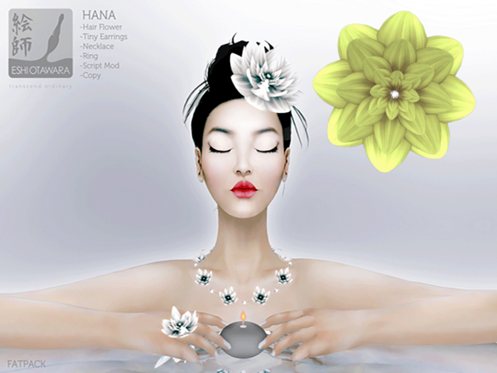 Hana (Yellow Green)  by Eshi Otawara VINTAGE