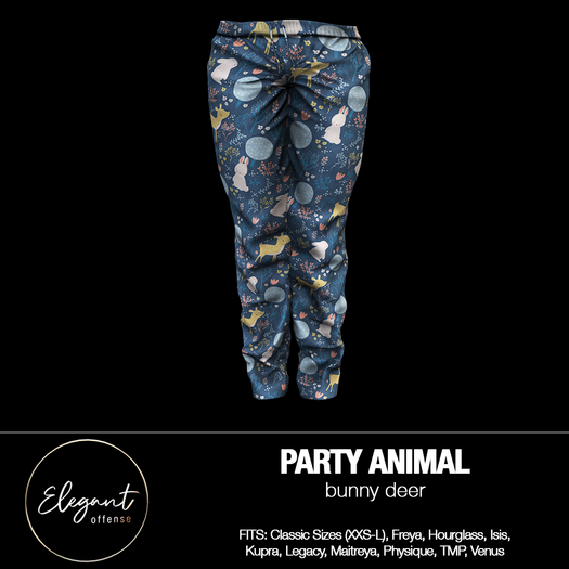 Elegant Offense: Party Animal Pants Bunny Deer {add me}
