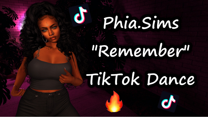 Phia.Sims Remember TikTok Dance Animation