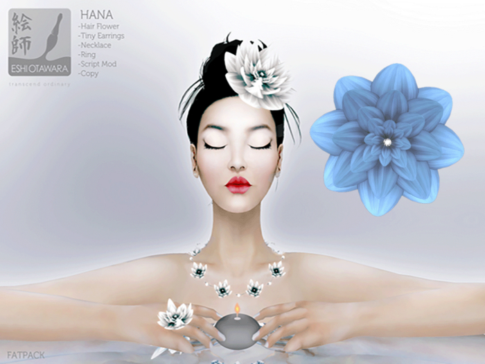 Hana (Cold Blue) by Eshi Otawara VINTAGE