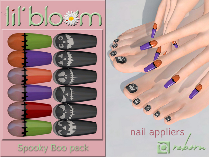 {LB} eBODY - REBORN nail HUD::Spooky Boo