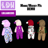 {LDH} Minnie & Mickey PJs -DEMO [WEAR ME]