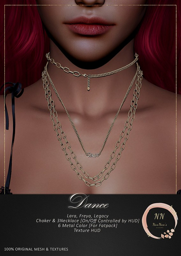 NaaNaa's Dance Necklace Set Silver