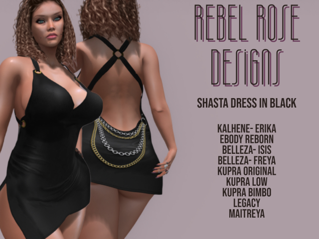 *Shasta Dress-Black* Add