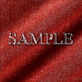 Zoy Texture [ Silk Cotton 03 ] Red