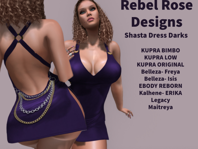 *Shasta Dress-Darks Fat Pack* Add