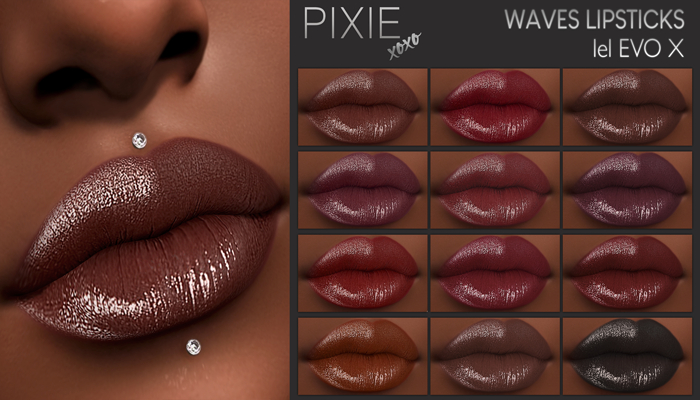 DEMO Pixie // Waves Lipsticks (LeLUTKA Evolution & Evo X)