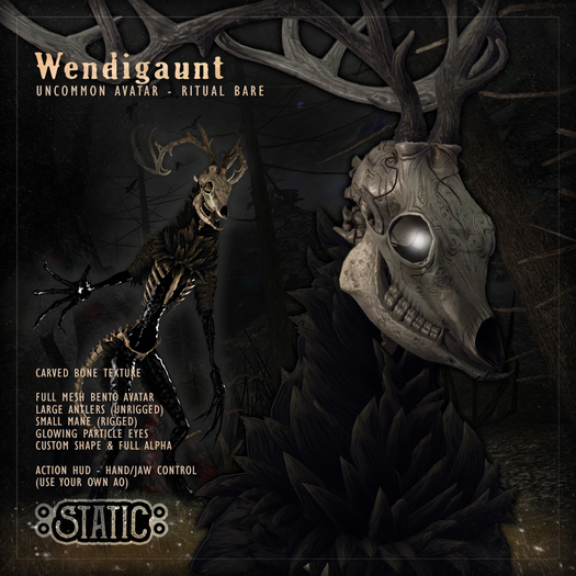 ::Static:: Wendigaunt Avatar - 17 {Ritual Bare} UNCOMMON