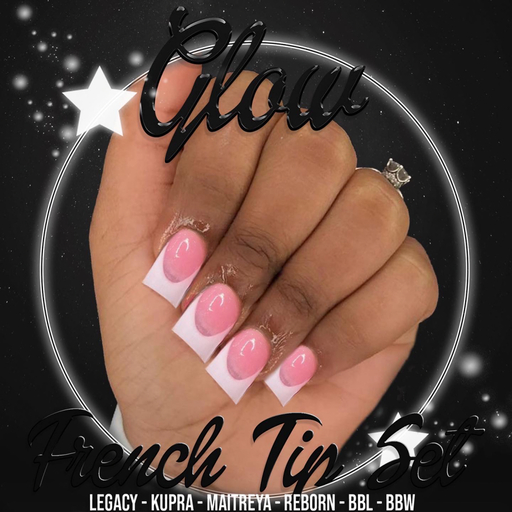 Glow.// French Tip Nails