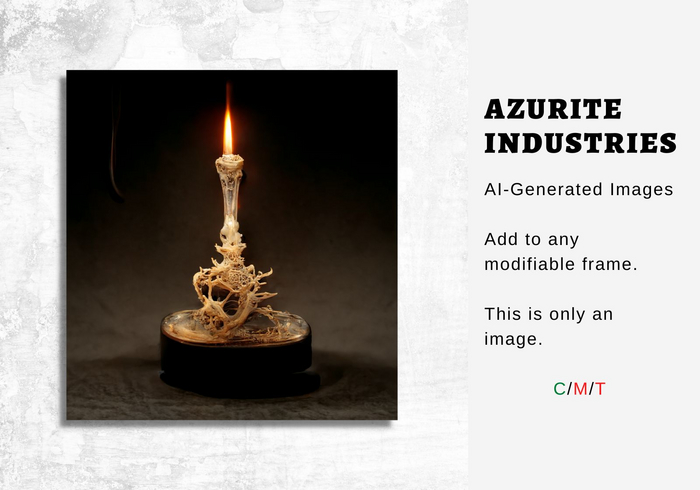AI Little Bones Candle Image