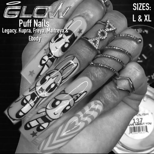 Glow.// Puff Nails Demo