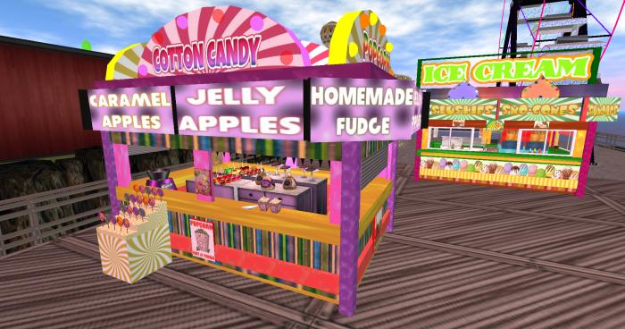 Carnival Food Booth - Cotton Candy/Popcorn 31 LI