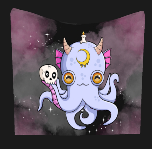 * Pastel Goth Octopus - Tapestry