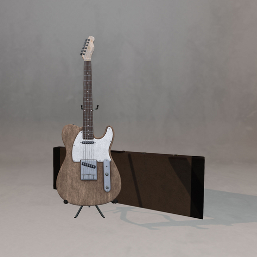 Thunk! Electric Guitar - NATURAL WOOD