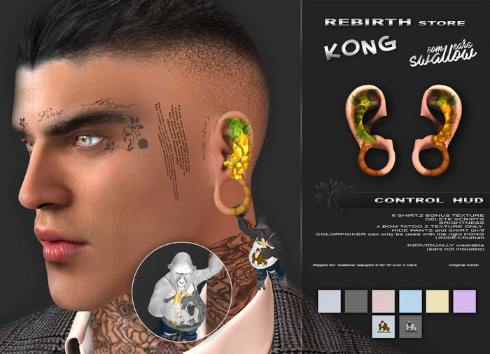 [//REBIRTH/]- KONG::For Swallow Gauged S