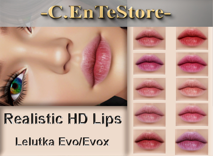 _C.EnTeStore_Hud-Realistic Lips-Lelutka Evo/Evox-