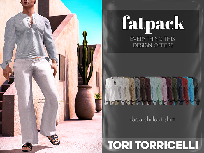 TORI TORRICELLI // Ibiza Chillout Shirts // FATPACK