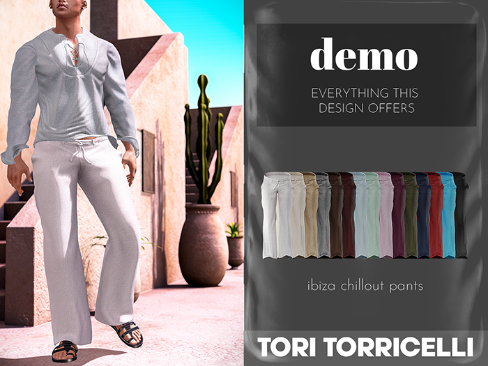 TORI TORRICELLI // Ibiza Chillout Pants // DEMO