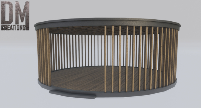 Gazebo S02 Full Perm Mesh