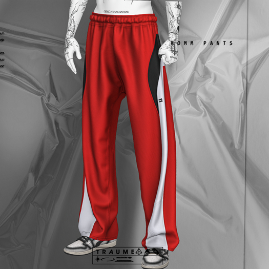 Traume_Komm Pants RED