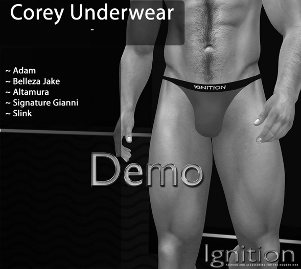 Ignition Corey Underwear Demo