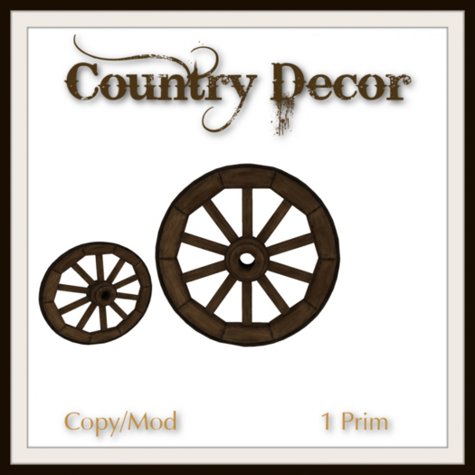 Wooden Wagon Wheel