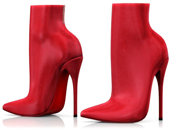 Garbaggio // June Boots - Red