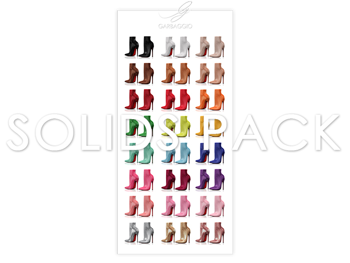 Garbaggio // June Boots - Solids Pack