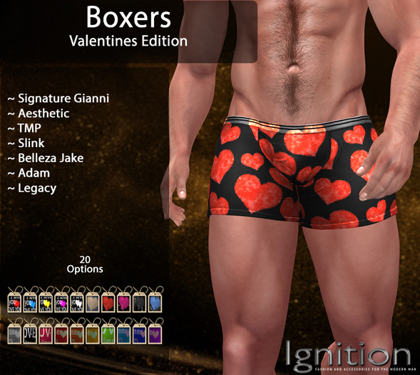 Ignition Valentines Boxers